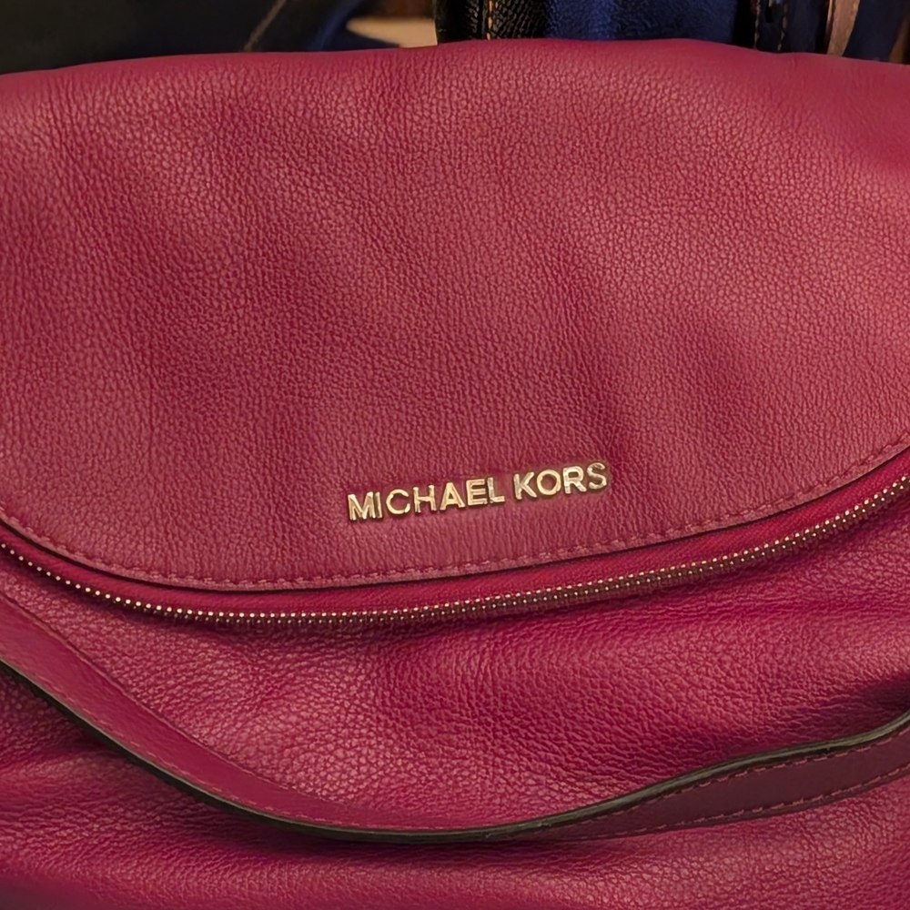 Michael Kors Rich Burgundy Backpack